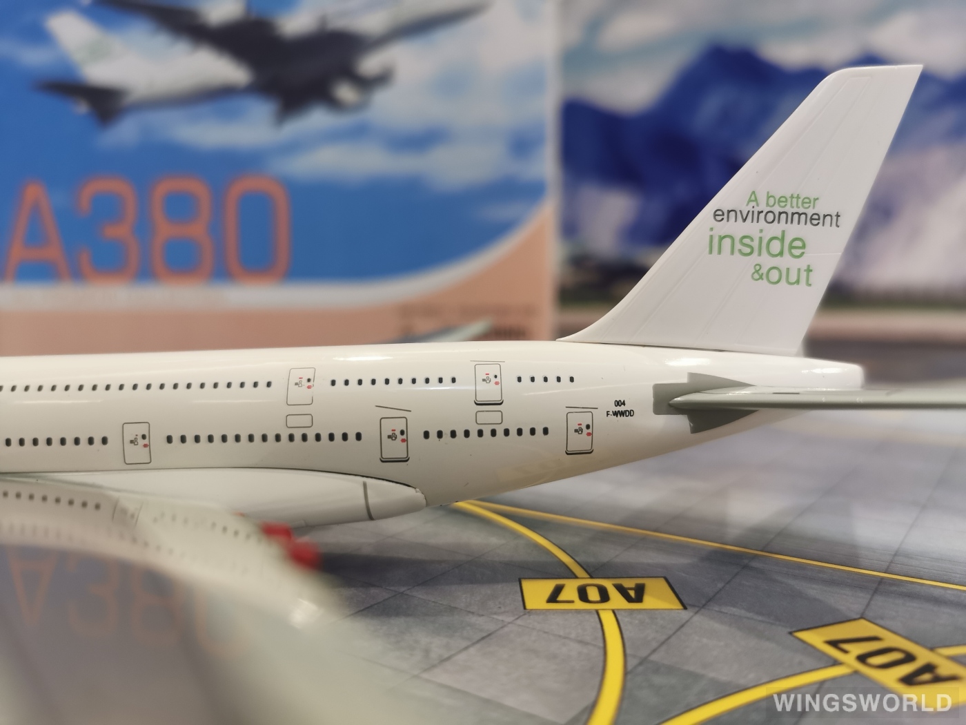 Dragon Models 1:400 56055 Airbus 空中客车 Airbus A380-800 F-WWDD