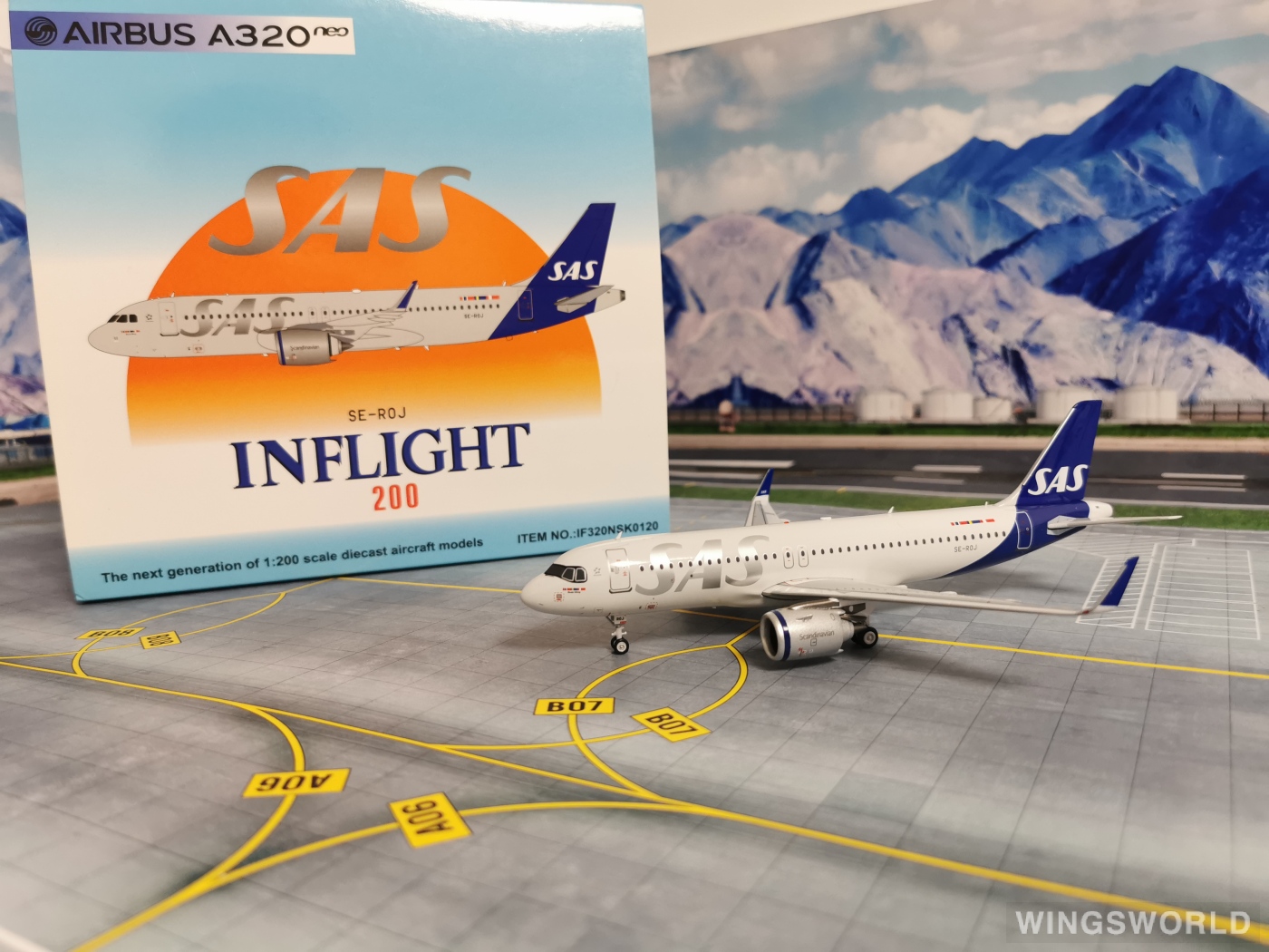 Inflight200 1:200 IF320NSK0120 SAS 北欧航空 Airbus A320 SE-ROJ
