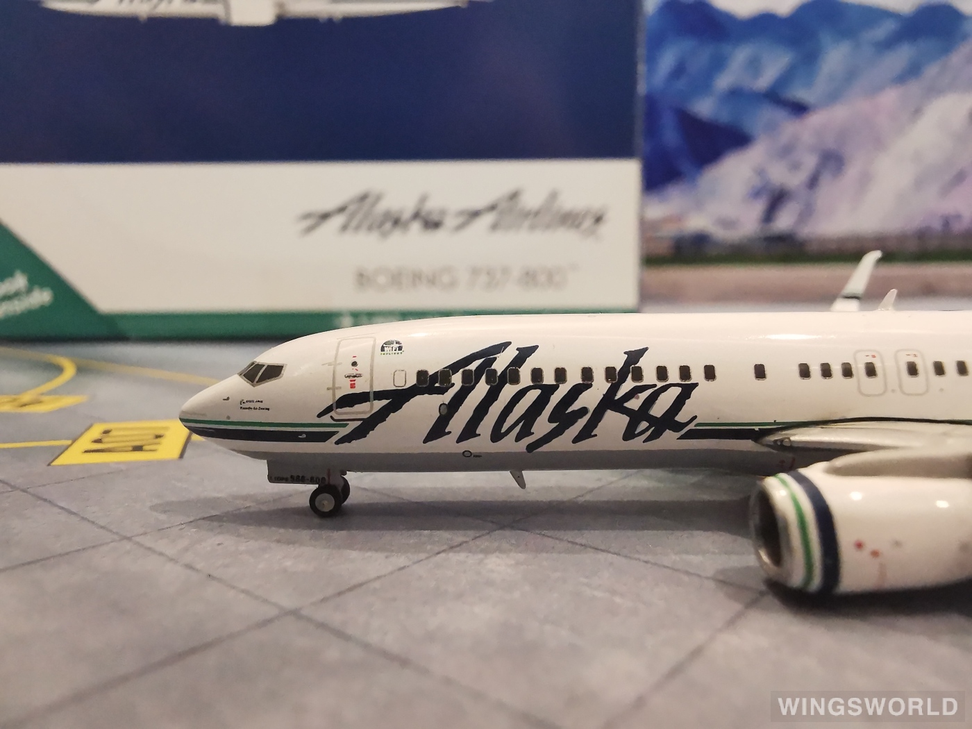 Geminijets 1:400 GJASA1426 Alaska Airlines 阿拉斯加航空 Boeing 737-800 N586AS