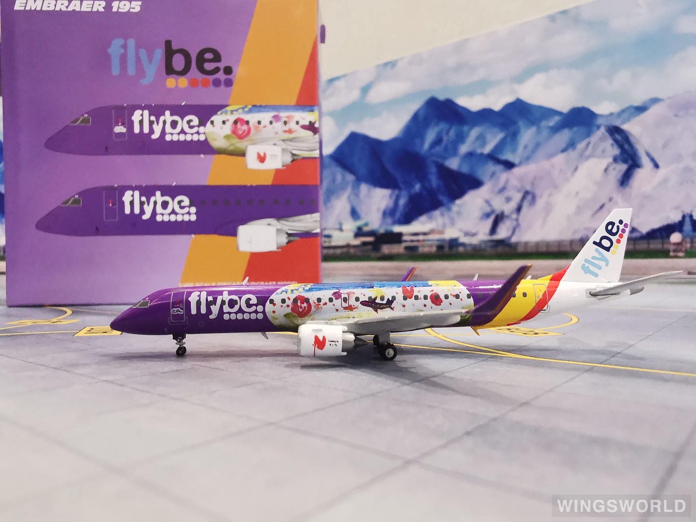 JC Wings 1:400 LH4232 Flybe 弗莱比航空 Embraer ERJ-190 G-FBEM