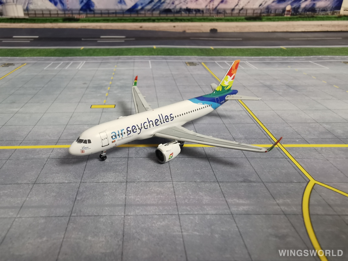 AeroClassics 1:400 AC419925 Air Seychelles 塞舌尔航空 Airbus A320neo S7-VEV