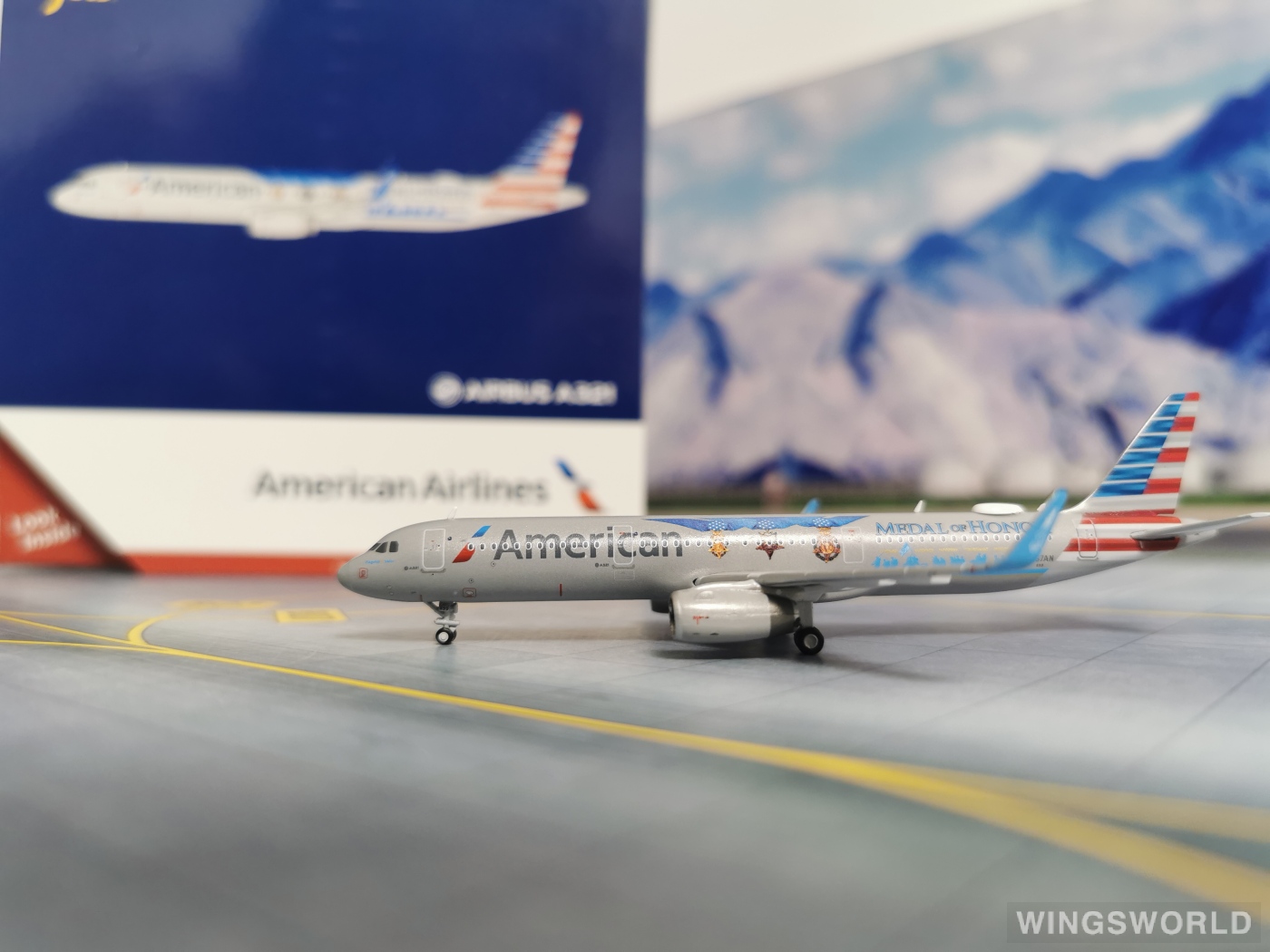 Geminijets 1:400 GJAAL2139 American Airlines 美国航空 Airbus A321 N167AN