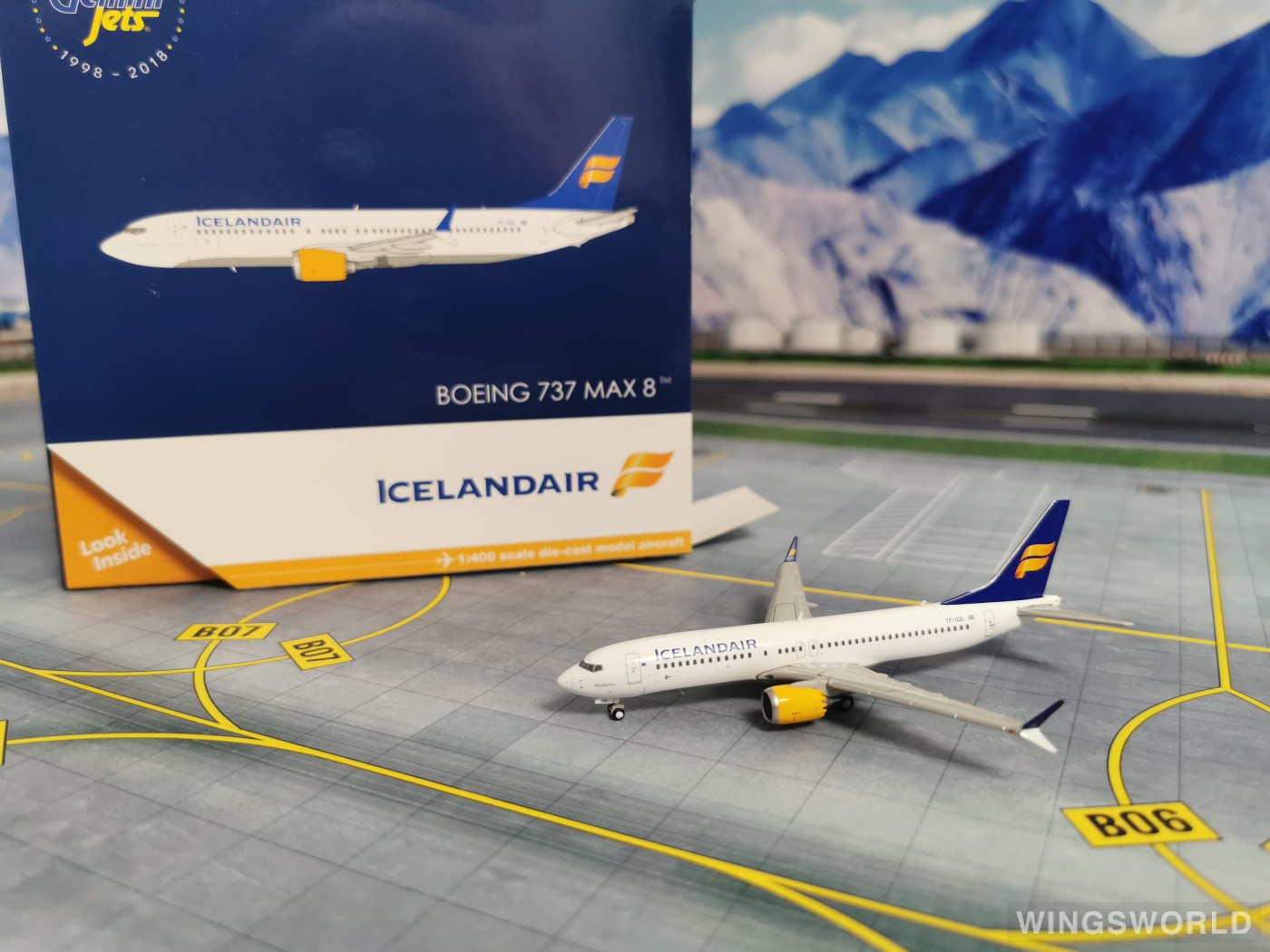Geminijets 1:400 GJICE1767 Icelandair 冰岛航空 Boeing 737 MAX 8 TF-ICE