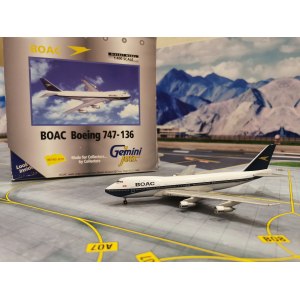 British Airways 英国航空 Boeing 747-100 G-AWNB BOAC GJBAW013 Geminijets 1:400