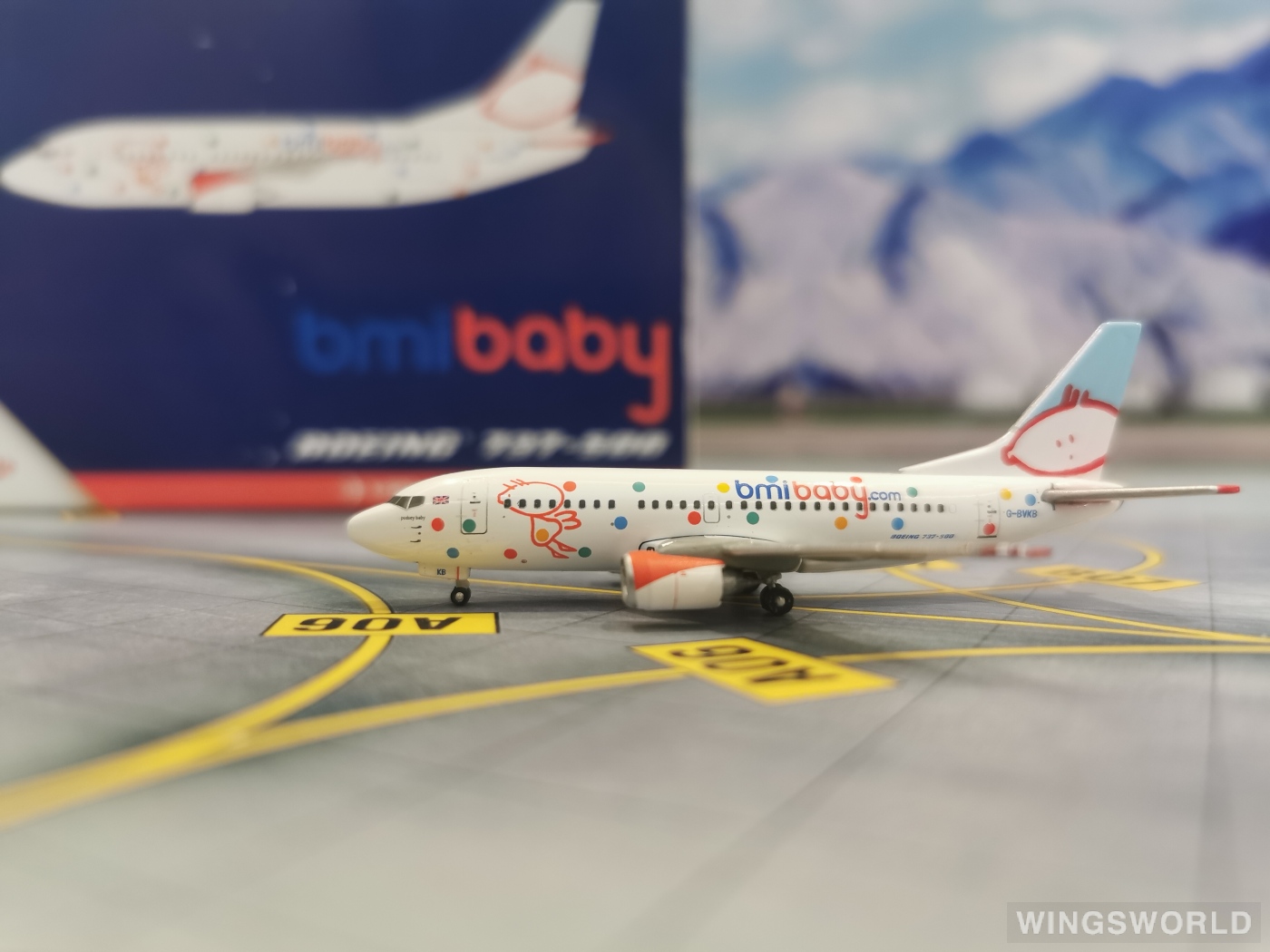Geminijets 1:400 GJBMI981 BMI 英伦航空 Boeing 737-500 G-BVKB
