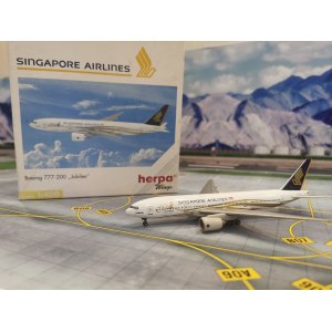 Singapore Airlines 新加坡航空 Boeing 777-200  50th Annivesary 560061 Herpa 1:400