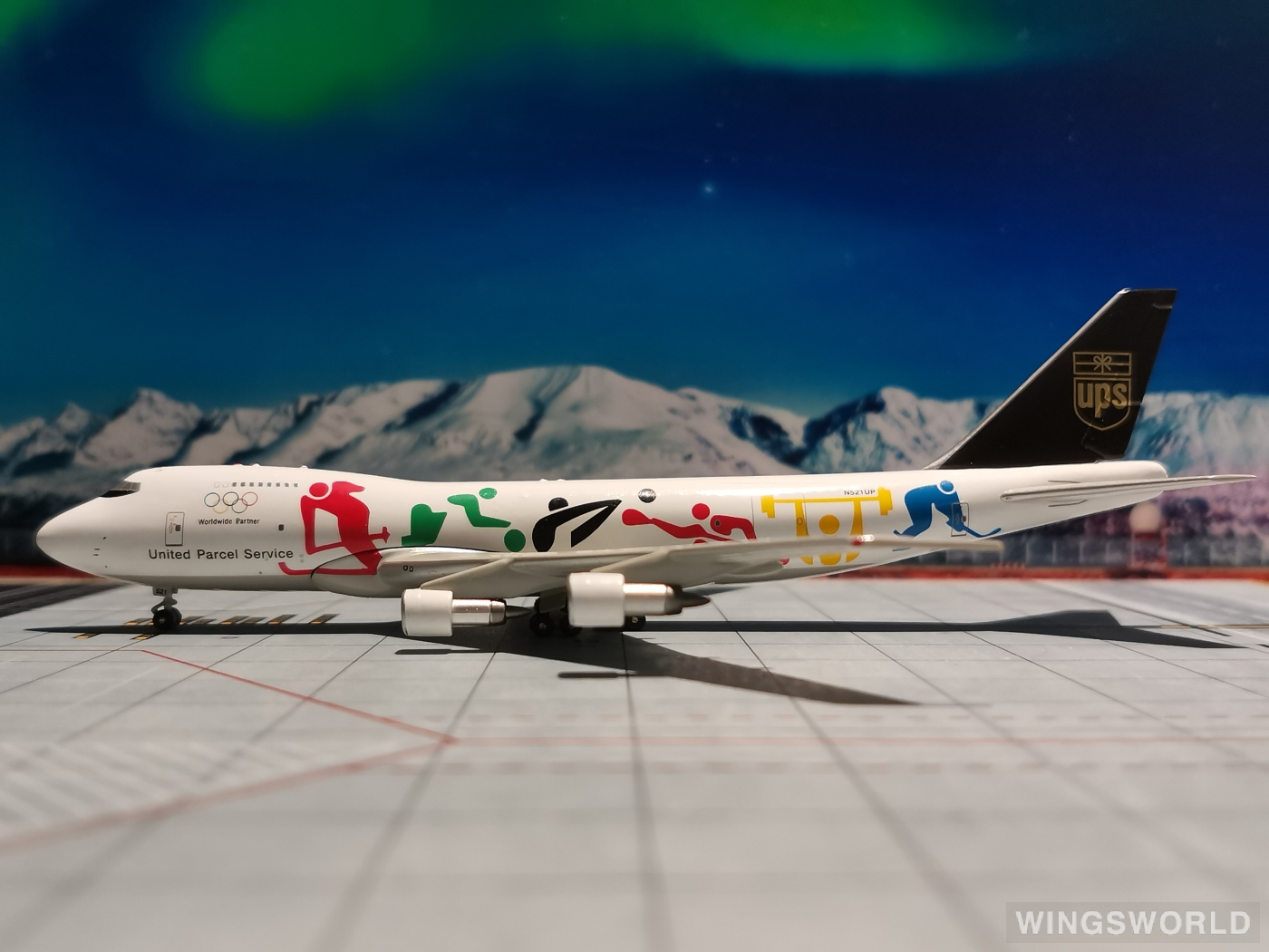 Magic 1:400 6991263632128 UPS 联合包裹公司 Boeing 747-200 N521UP