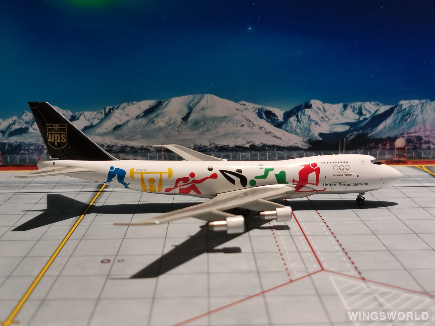 Magic 1:400 6991263632128 UPS 联合包裹公司 Boeing 747-200 N521UP