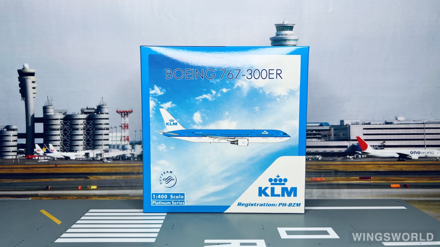 Phoenix 1:400 PH11780 KLM 荷兰皇家航空 Boeing 767-300ER PH-BZM