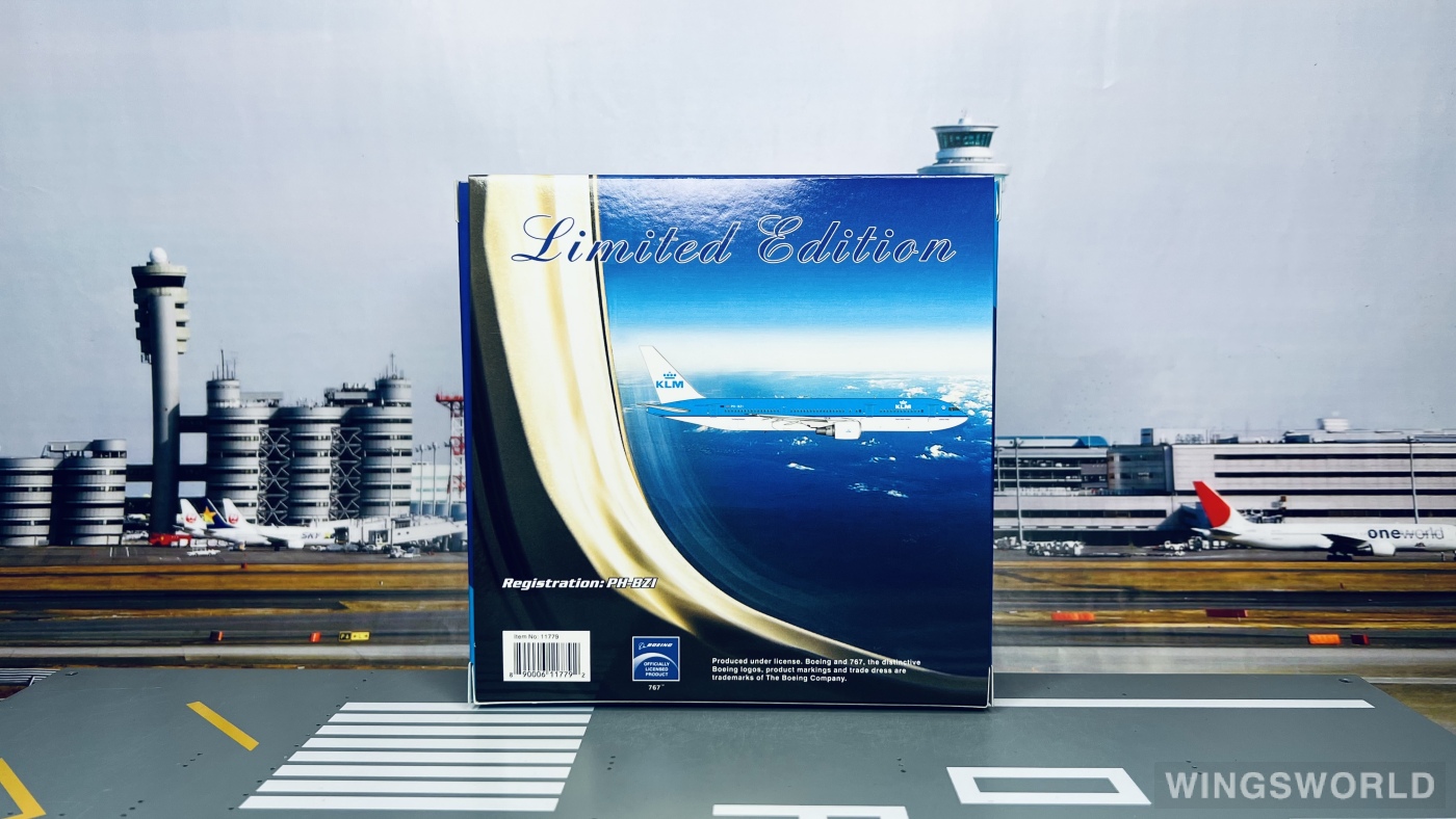 Phoenix 1:400 PH11779 KLM 荷兰皇家航空 Boeing 767-300ER PH-BZI