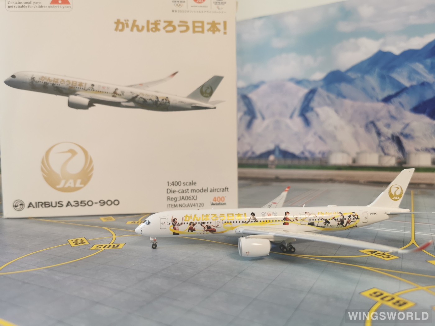 Aviation400 1:400 Airbus A350-900 Japan Airlines 日本航空AV4120 