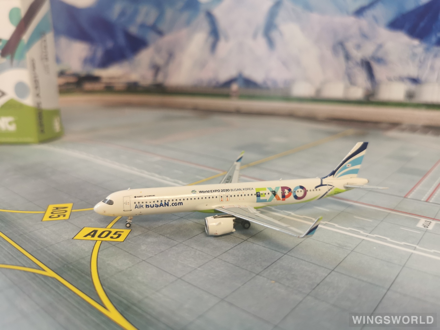 NGmodels 1:400 NG13059 Air Busan 釜山航空 Airbus A321neo HL8504