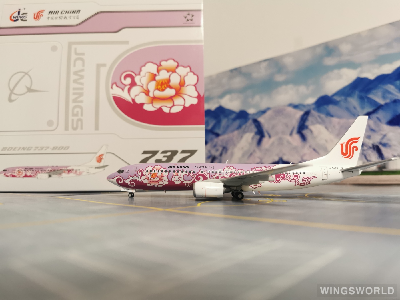 JC Wings 1:200 LH2360 Air China 中国国际航空 Boeing 737-800 B-5177
