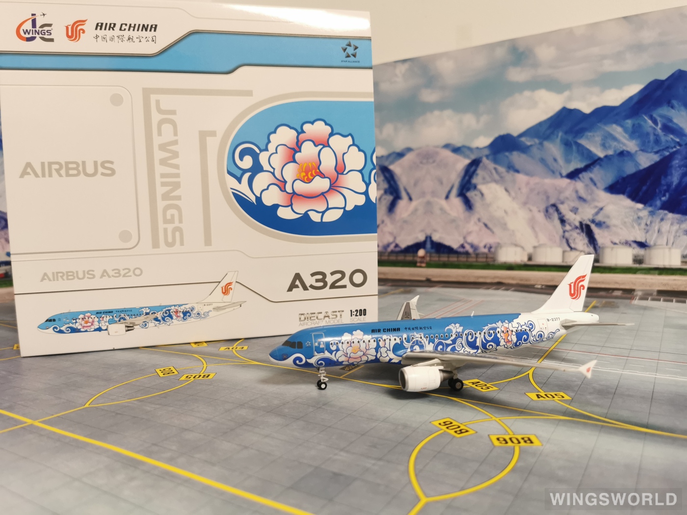 JC Wings 1:200 LH2357 Air China 中国国际航空 Airbus A320 B-2377