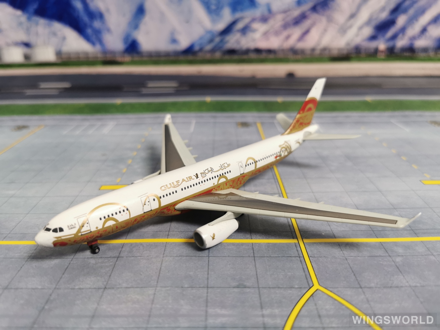 Dragon Models 1:400 55683 Gulf Air 海湾航空 Airbus A330-200 A40-KF