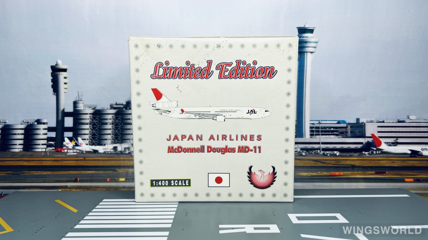 Phoenix 1:400 PH10053 Japan Airlines 日本航空 McDonnell Douglas MD-11 JA8582