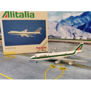Alitalia 意大利航空 Boeing 747-200 I-DEMS  560283 Herpa 1:400