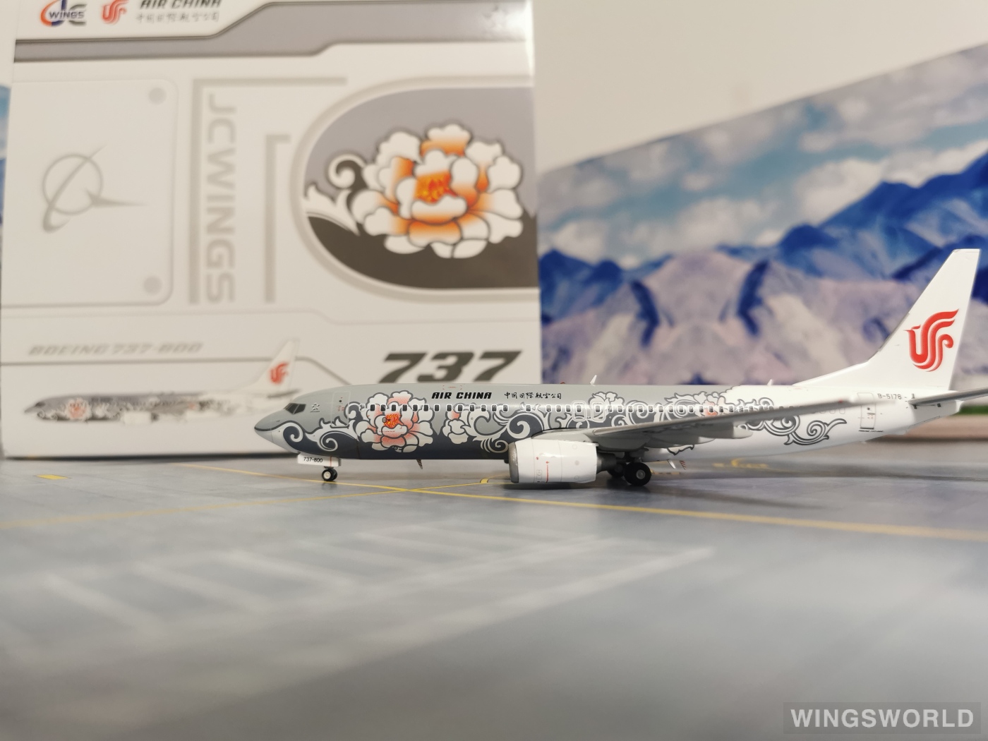JC Wings 1:200 LH2359 Air China 中国国际航空 Boeing 737-800 B-5176
