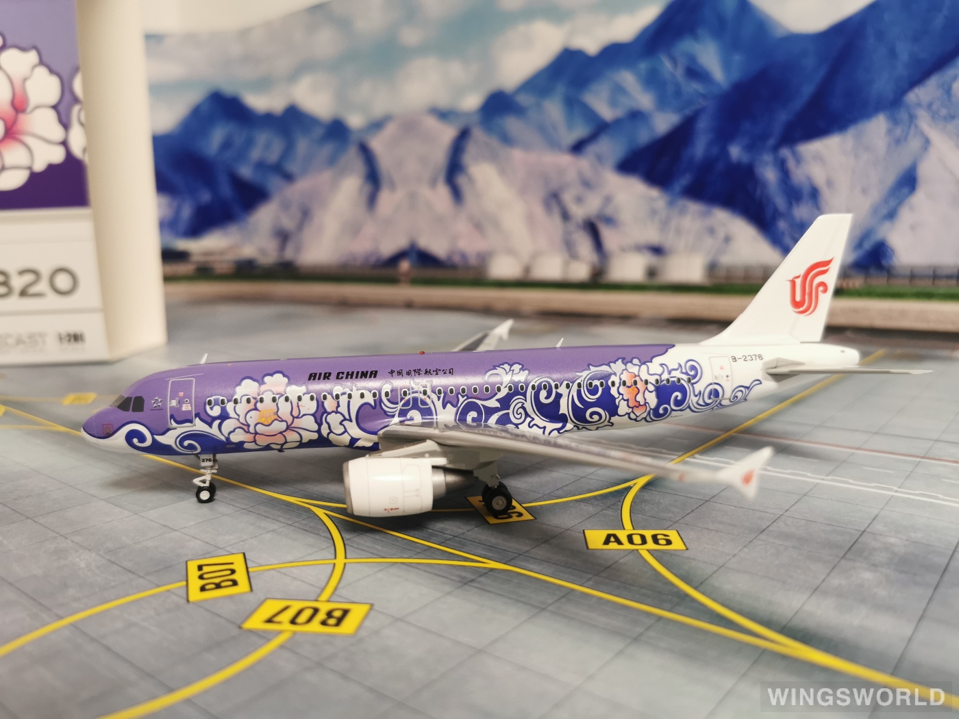 JC Wings 1:200 LH2358 Air China 中国国际航空 Airbus A320 B-2376