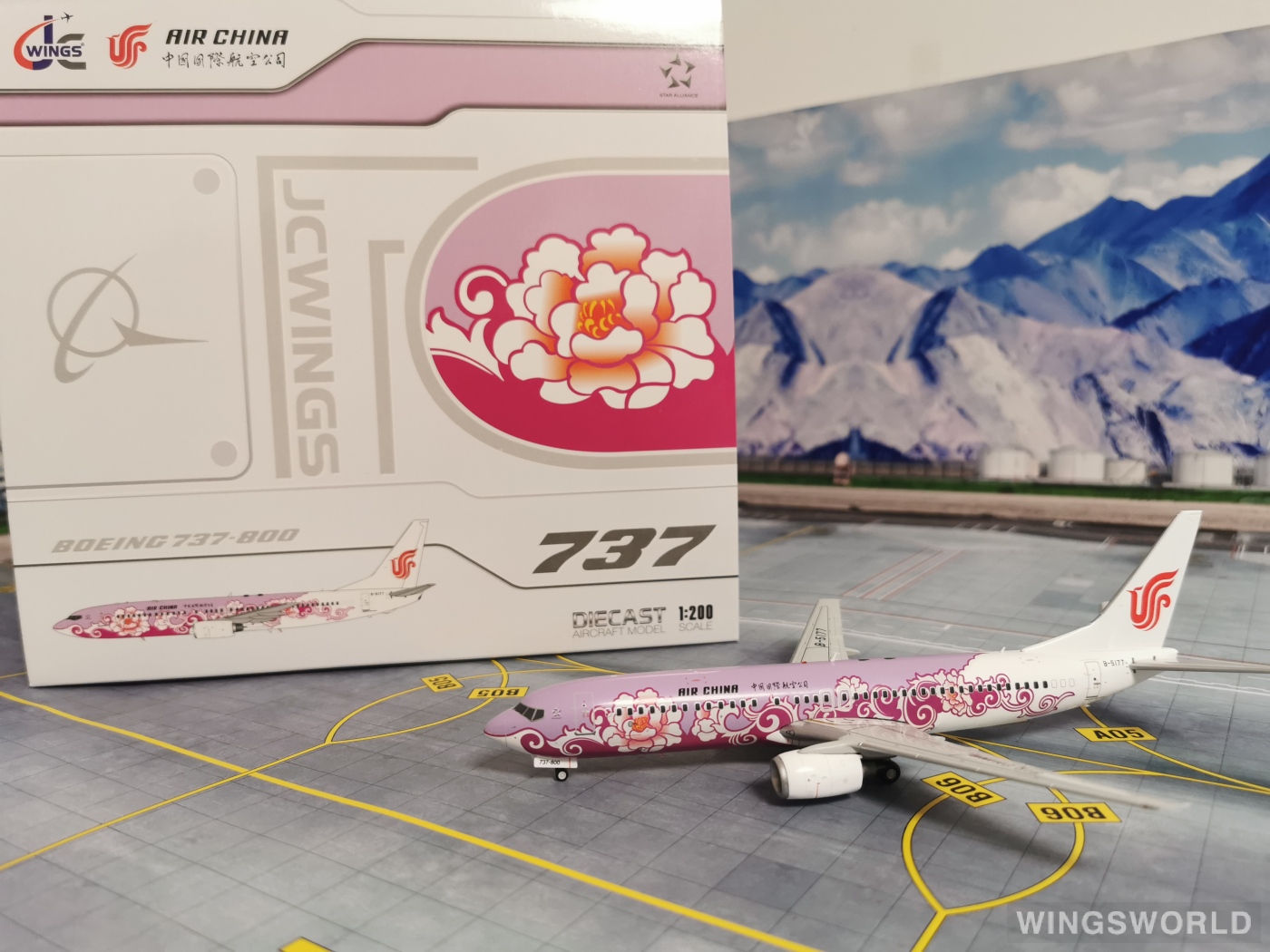 JC Wings 1:200 LH2360 Air China 中国国际航空 Boeing 737-800 B-5177