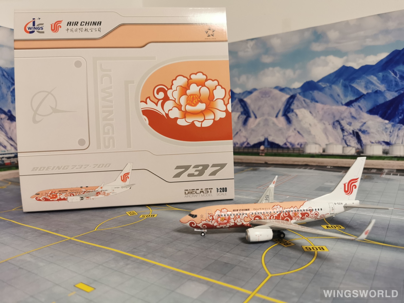 JC Wings 1:200 LH2363 Air China 中国国际航空 Boeing 737-700 B-5214