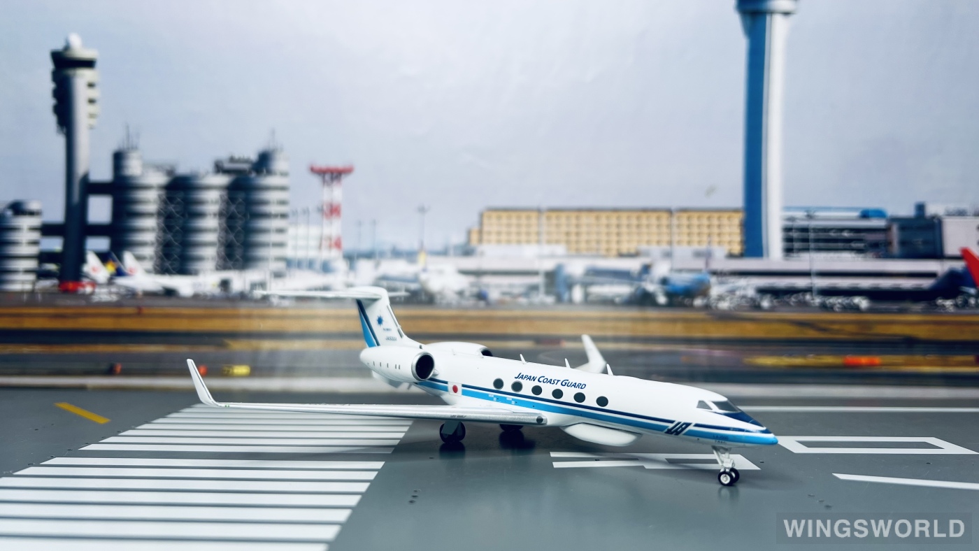 JC Wings 1:200 LH2296 Japan Coast Guard 海上保安厅 Gulfstream G-V JA500A