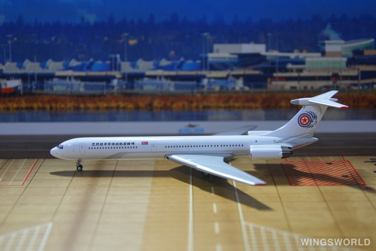 JC Wings 1:400 EW462M001 Air Koryo 朝鲜高丽航空 Ilyushin Il-62 P-618