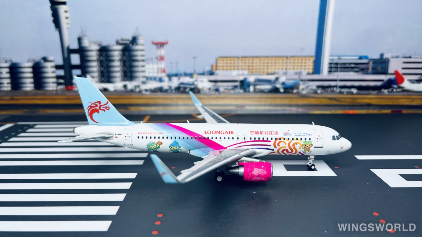 JC Wings 1:200 LH2349 Loong Air 浙江长龙航空 Airbus A320 B-8145