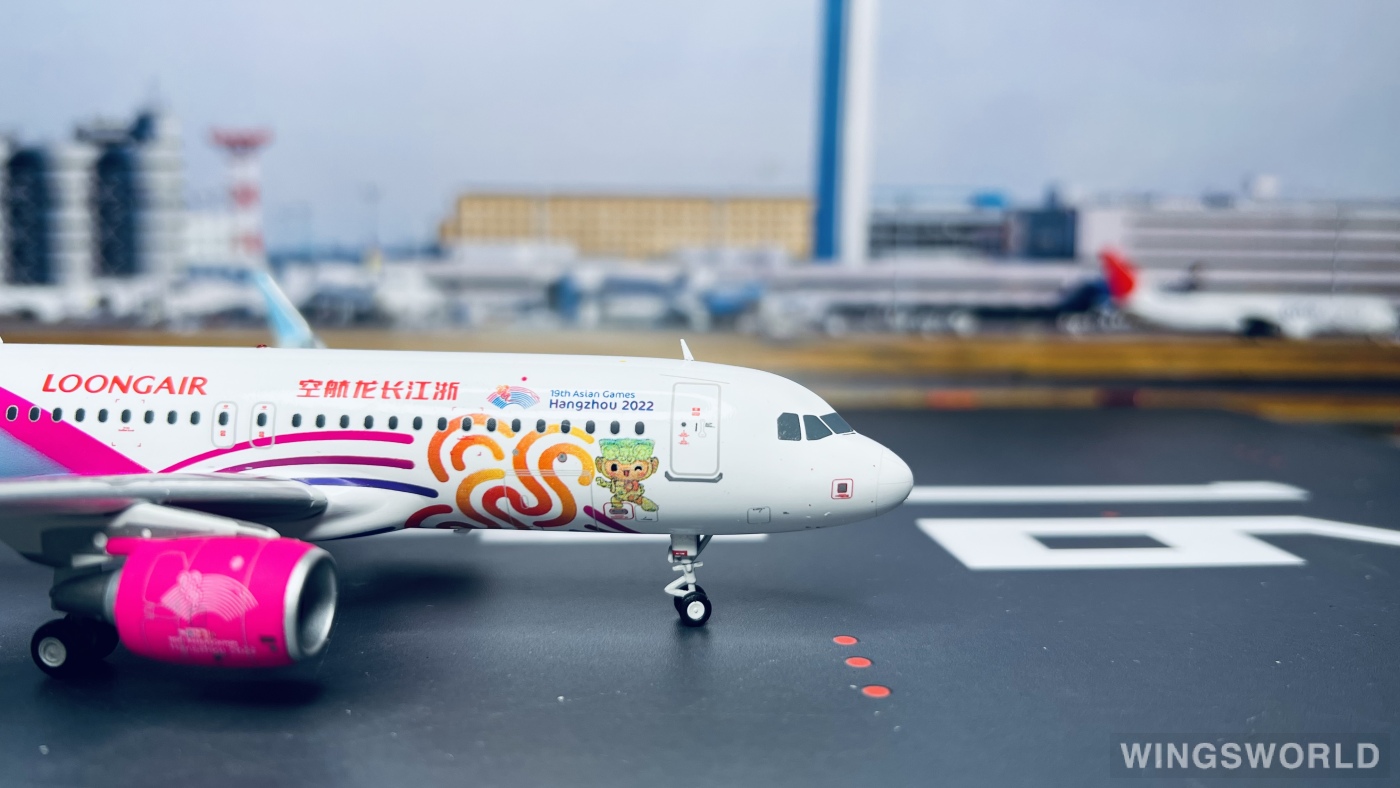 JC Wings 1:200 LH2349 Loong Air 浙江长龙航空 Airbus A320 B-8145