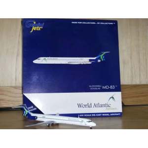 World Atlantic Airlines McDonnell Douglas MD-83 N808WA  GJWST2007 Geminijets 1:400