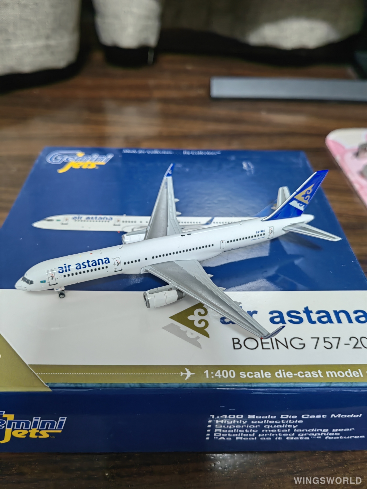 Geminijets 1:400 GJKZR1684 Air Astana 阿斯塔纳航空 Boeing 757-200 P4-MAS