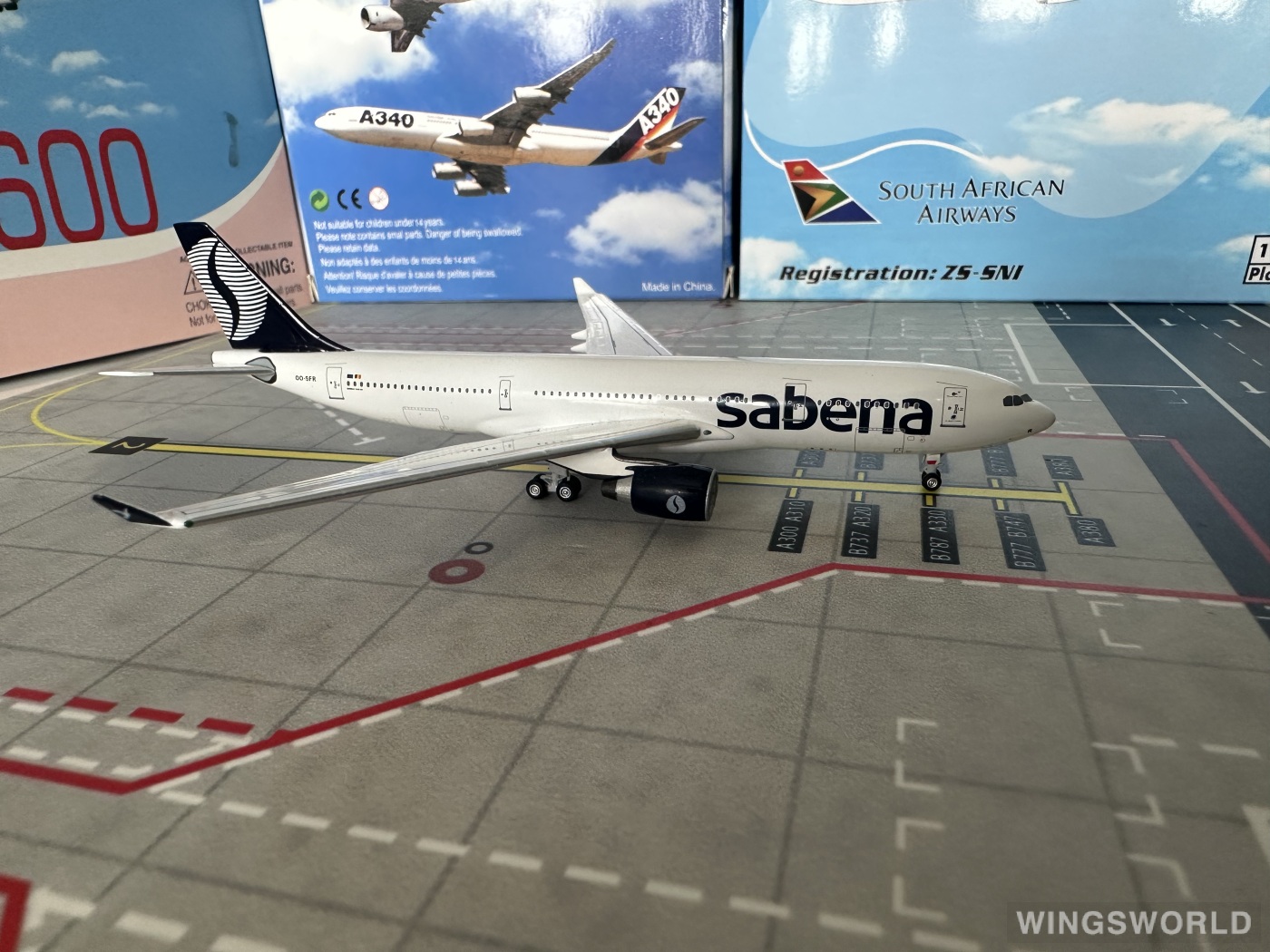AeroClassics 1:400 AC4OOSFR Sabena 比利时航空 Airbus A330-200 OO-SFR