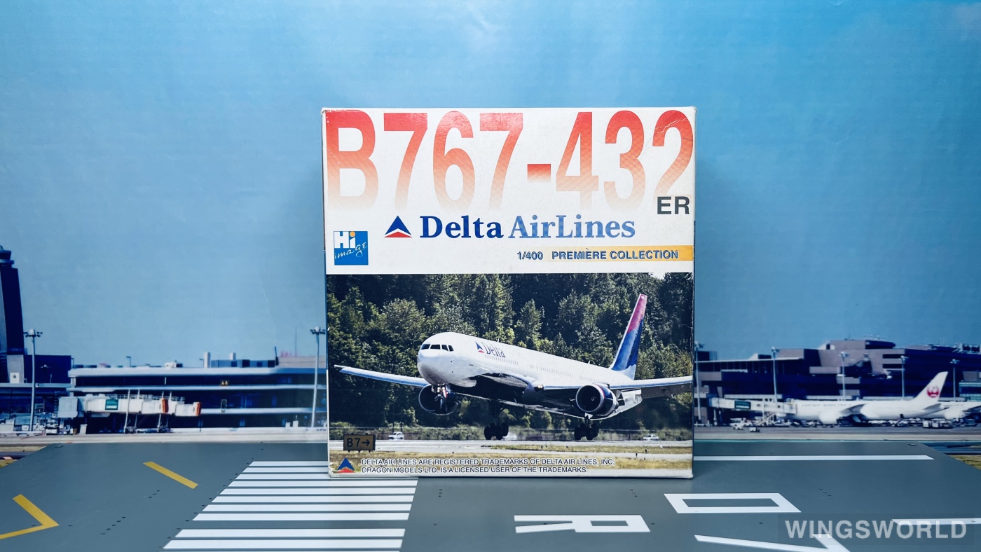 Dragon Models 1:400 55233 Delta Air Lines 达美航空 Boeing 767-400 N832MH