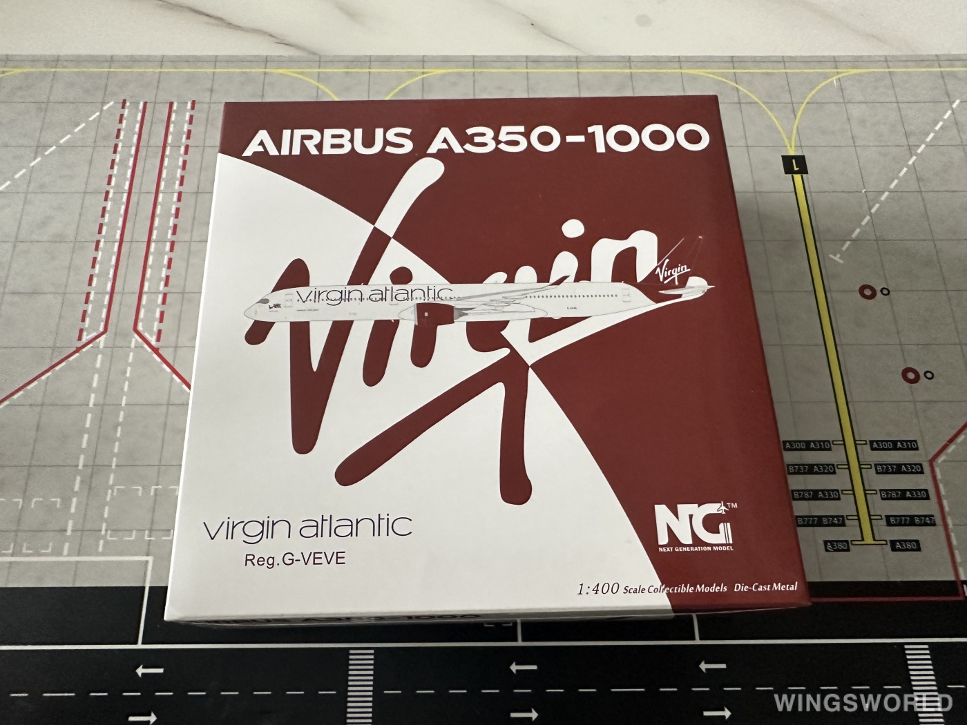 NGmodels 1:400 NG57002 Virgin Atlantic Airways 维珍航空 Airbus A350-1000 G-VEVE