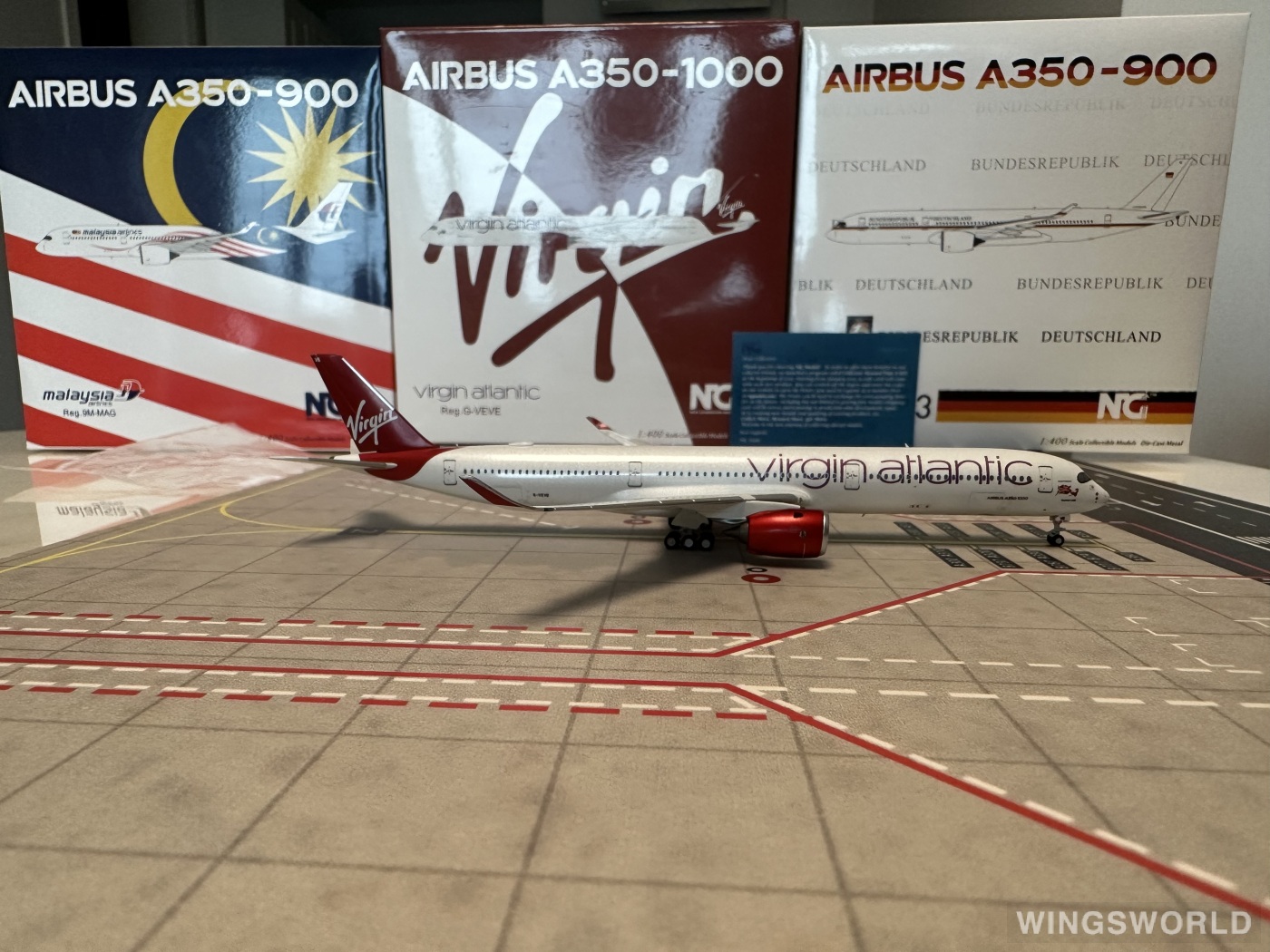 NGmodels 1:400 NG57002 Virgin Atlantic Airways 维珍航空 Airbus A350-1000 G-VEVE