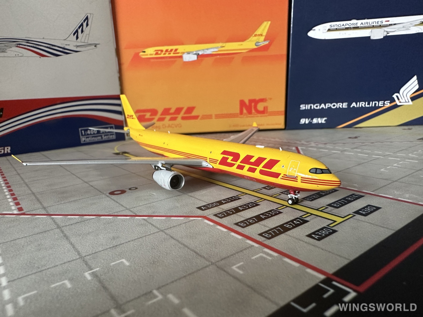 NGmodels 1:400 NG62031 DHL 敦豪 Airbus A330-300 D-ACVG