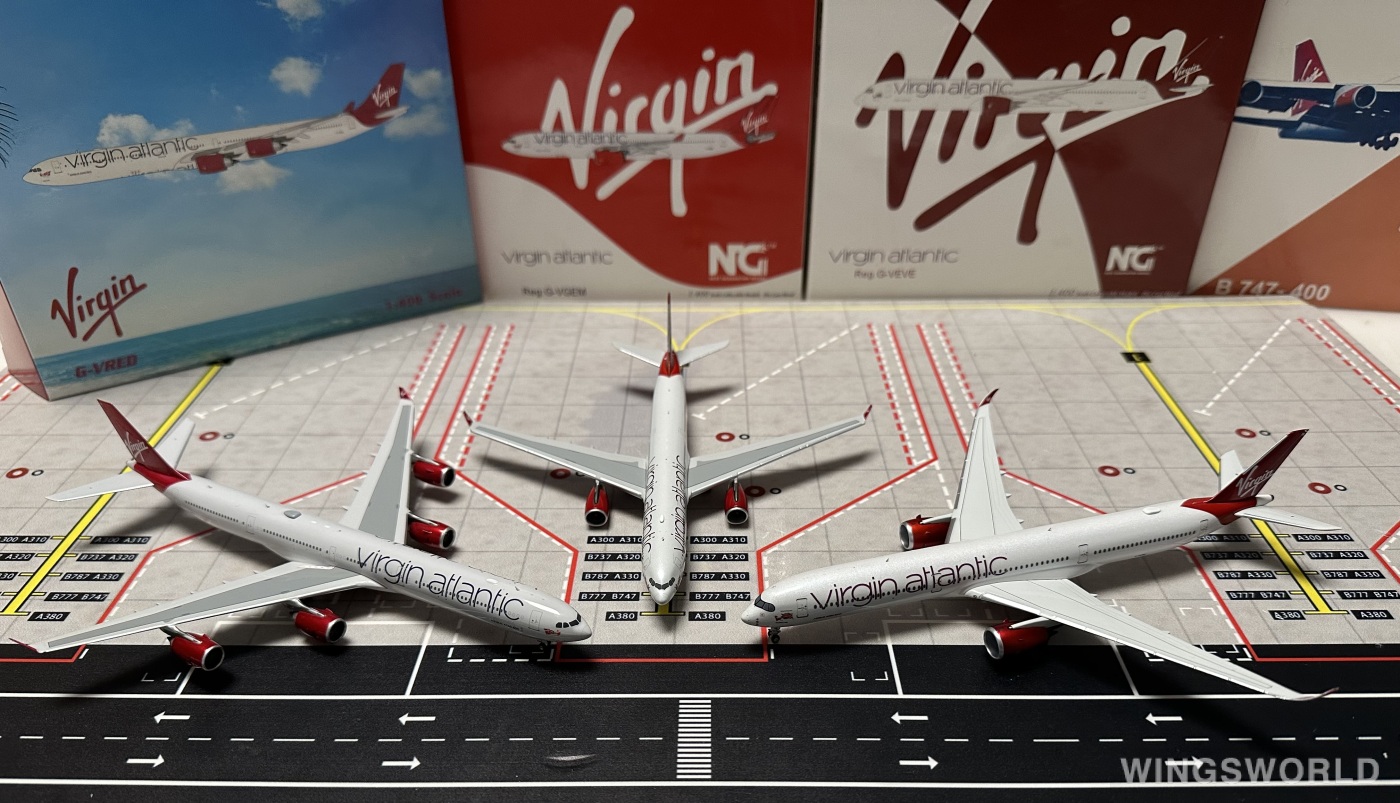 NGmodels 1:400 NG62007 Virgin Atlantic Airways 维珍航空 Airbus A330-300 G-VGEM