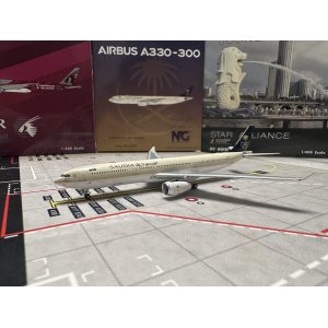 Saudia 沙特阿拉伯航空 Airbus A330-300 HZ-AQ25  NG62023 NGmodels 1:400