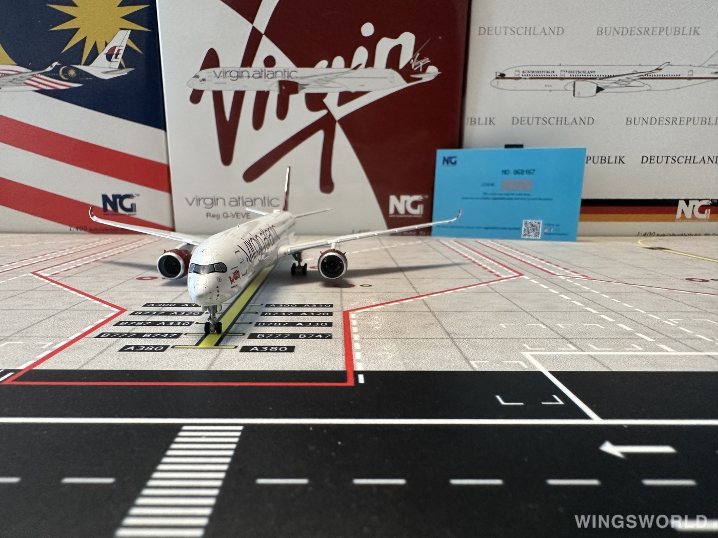 NGmodels 1:400 NG57002 Virgin Atlantic Airways 维珍航空 Airbus A350-1000 G-VEVE