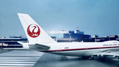 Jet-X 1:400 Boeing 747-200 Japan Airlines 日本航空JA011 JA8162 的