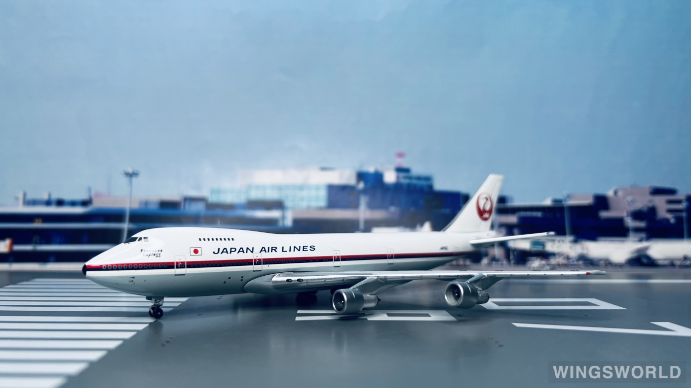 Jet-X 1:400 JA011 Japan Airlines 日本航空 Boeing 747-200 JA8162