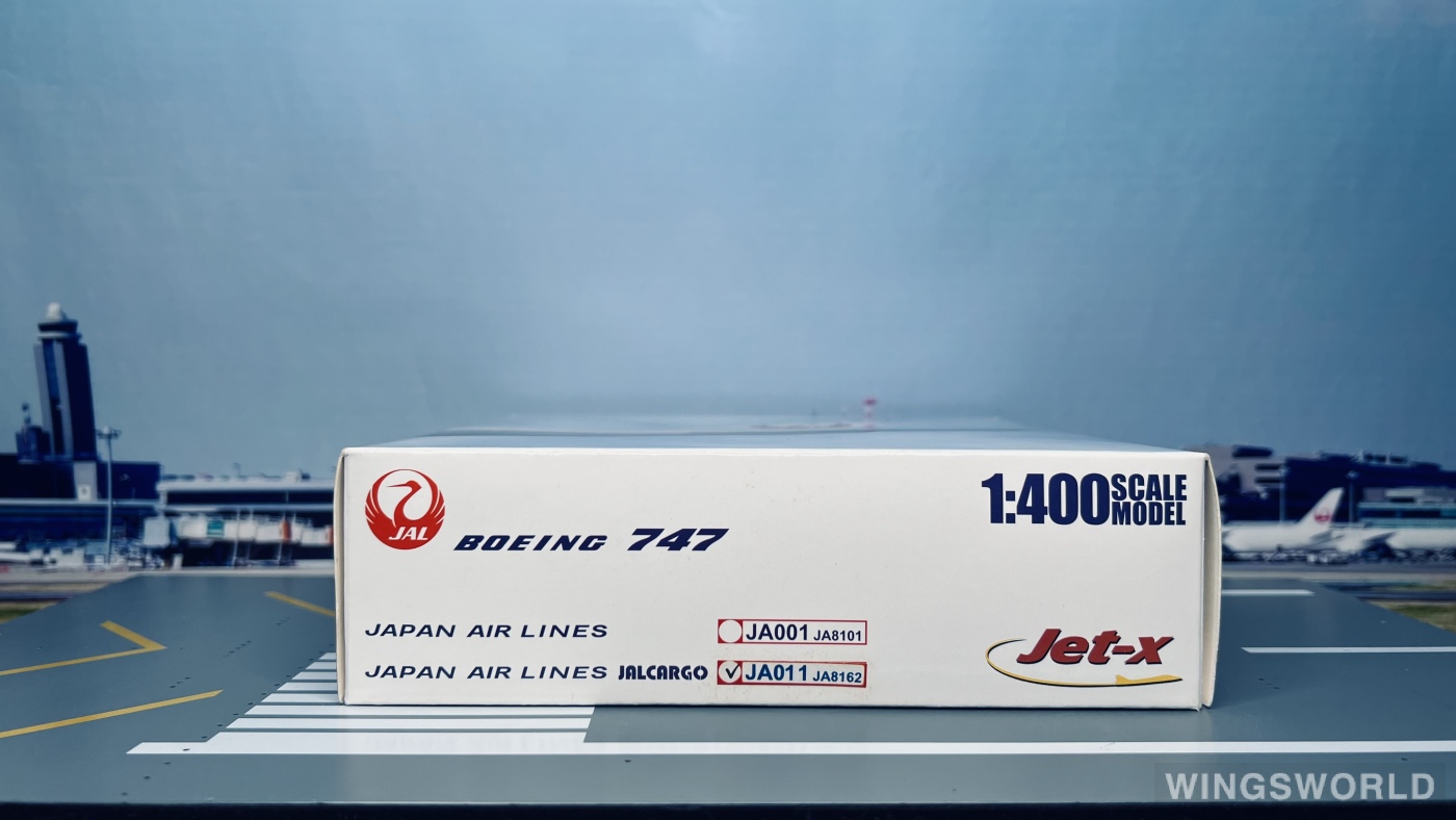 Jet-X 1:400 JA011 Japan Airlines 日本航空 Boeing 747-200 JA8162