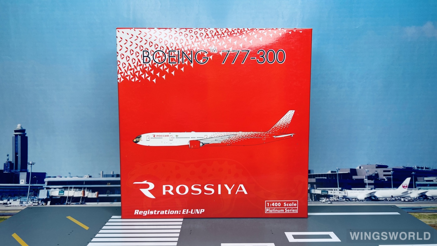 Phoenix 1:400 PH11378 Rossiya Airlines 俄罗斯国家航空 Boeing 777-300 EI-UNP