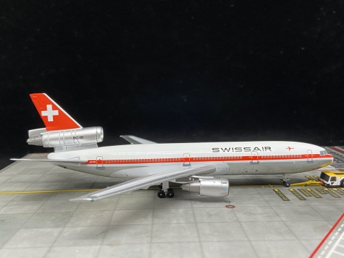 Swissair 瑞士航空 McDonnell Douglas DC-10 HB-IHH  AC411153 AeroClassics 1:400