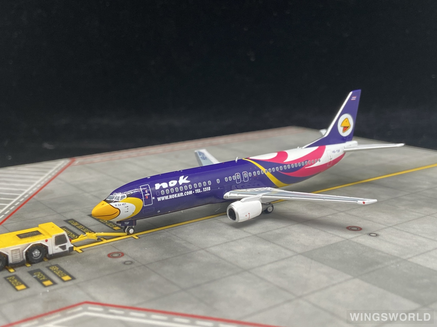 Pandamodel 1:400 M4DD734B Nok Air 皇雀航空 Boeing 737-400 HS-TDF
