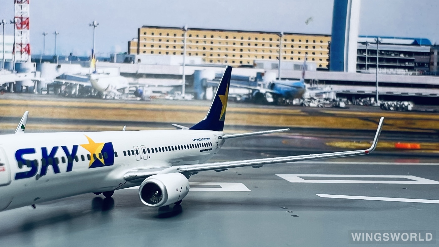 NGmodels 1:400 NG58141 Skymark Airlines 天马航空 Boeing 737-800 JA73NM