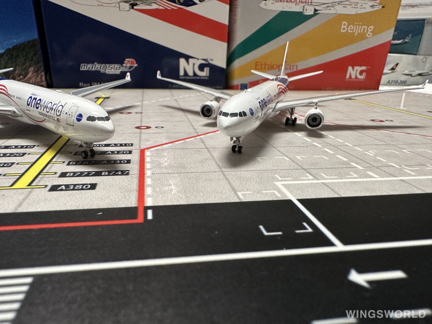 NGmodels 1:400 NG62016 Malaysia Airlines 马来西亚航空 Airbus A330-300 9M-MTE
