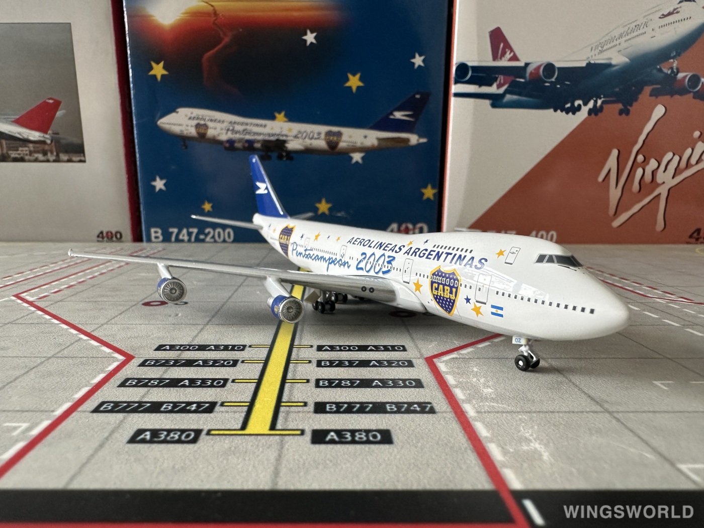 Big Bird 1:400 2004-004 Aerolíneas Argentinas 阿根廷航空 Boeing 747-200 LV-OOZ