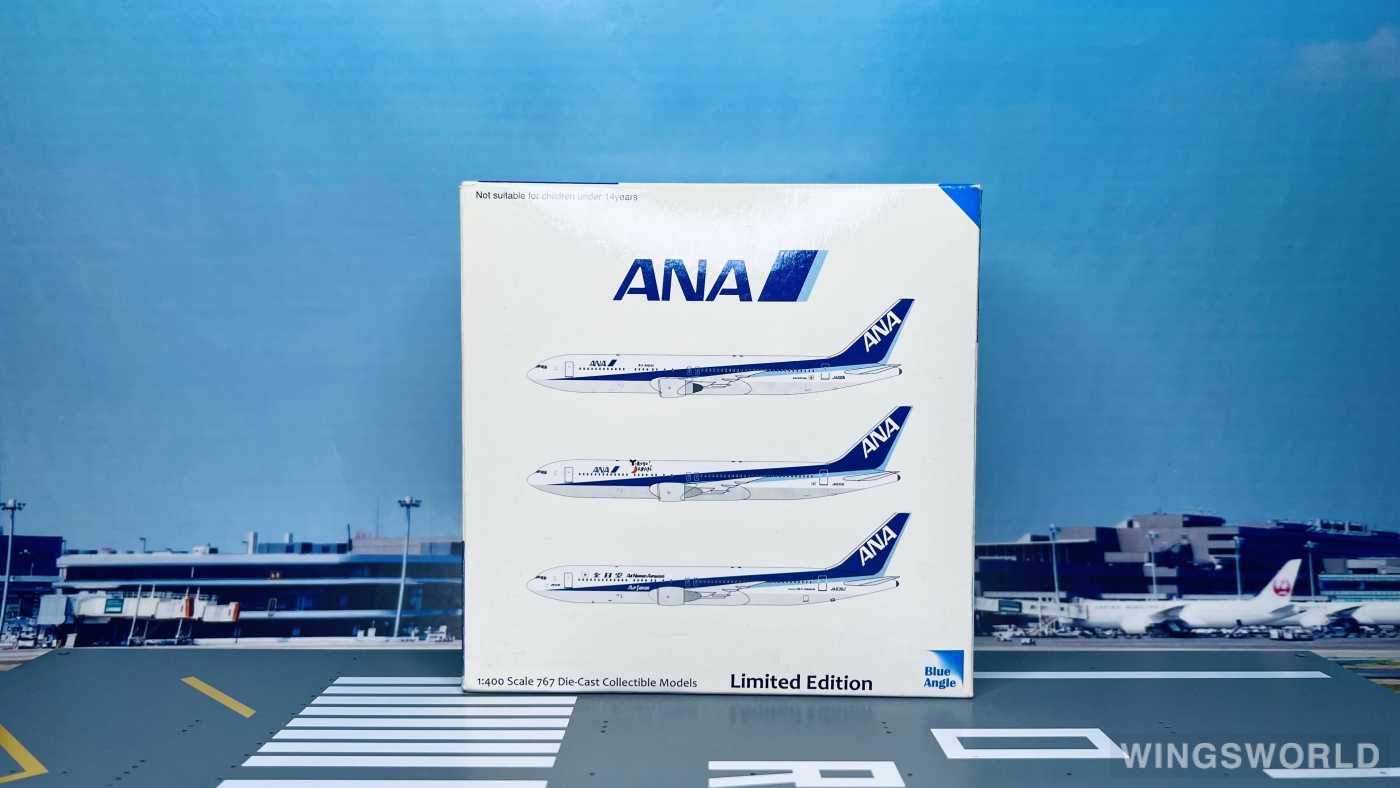 BlueAngle 1:400 JM76704 ANA 全日空 Boeing 767-300ER JA610A