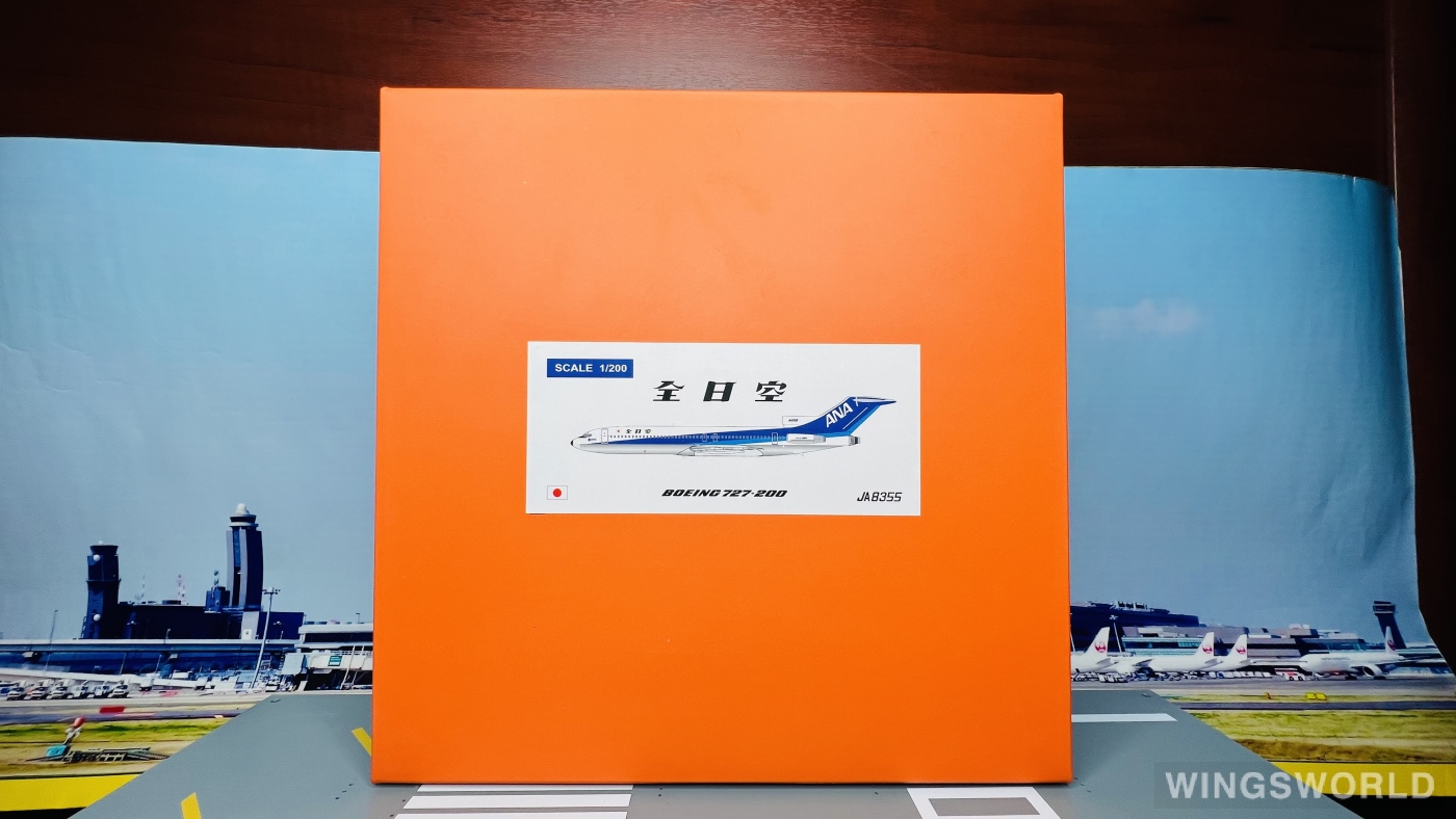 JC Wings 1:200 EW2722002 ANA 全日空 Boeing 727-200 JA8355